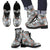 Butterfly Pattern Men Leather Boots