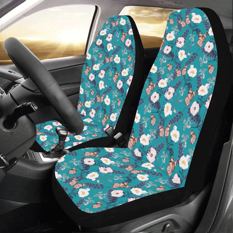 Butterfly Pattern Print Design 012 Car Seat Covers (Set of 2)-JORJUNE.COM