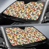 Butterfly Pattern Print Design 02 Car Sun Shade-JORJUNE.COM