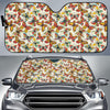 Butterfly Pattern Print Design 02 Car Sun Shade-JORJUNE.COM