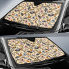 Butterfly Pattern Print Design 04 Car Sun Shade-JORJUNE.COM