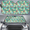 Butterfly Pattern Print Design 09 Car Sun Shade-JORJUNE.COM