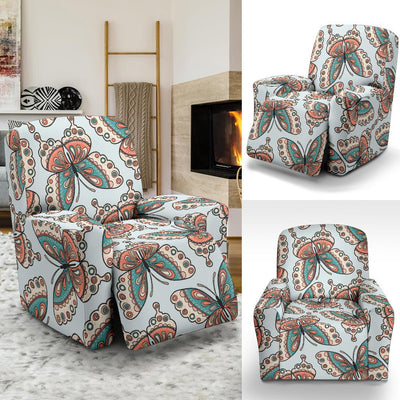 Butterfly Pattern Recliner Slipcover-JORJUNE.COM