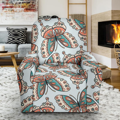 Butterfly Pattern Recliner Slipcover-JORJUNE.COM