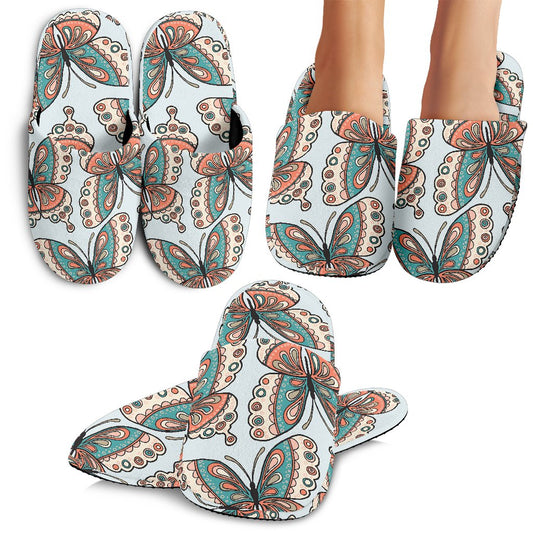 Butterfly Pattern Slippers