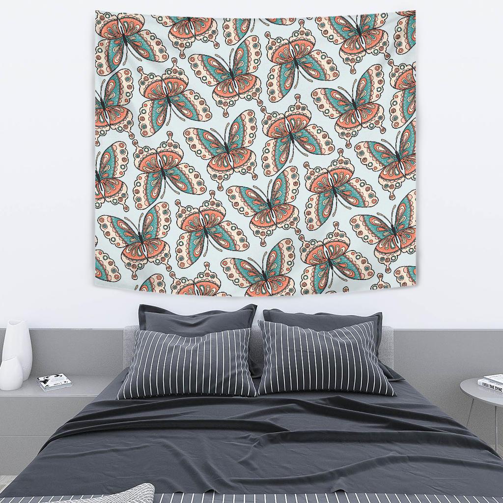 Butterfly Pattern Tapestry
