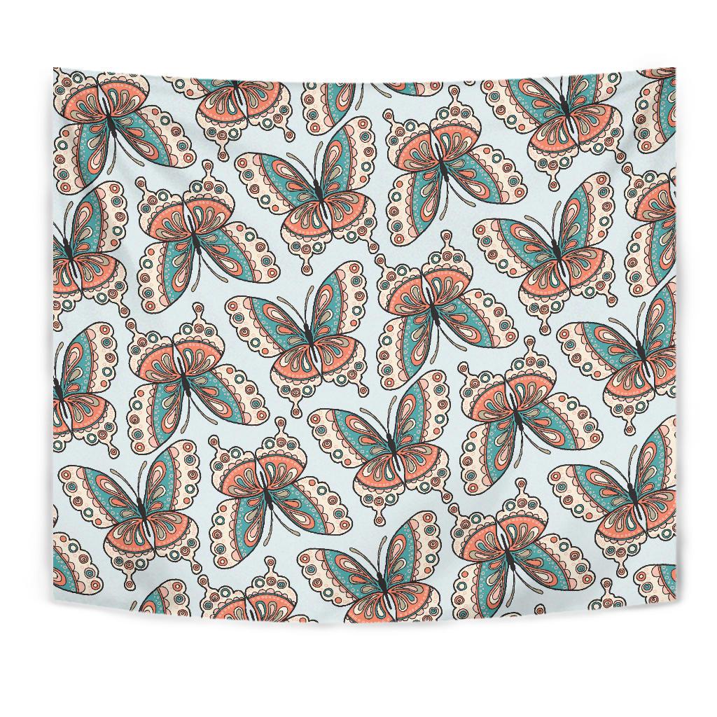 Butterfly Pattern Tapestry