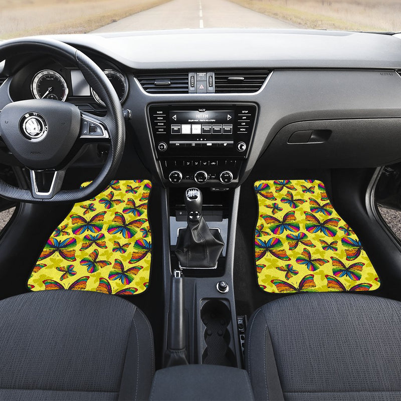 Butterfly Rainbow Car Floor Mats