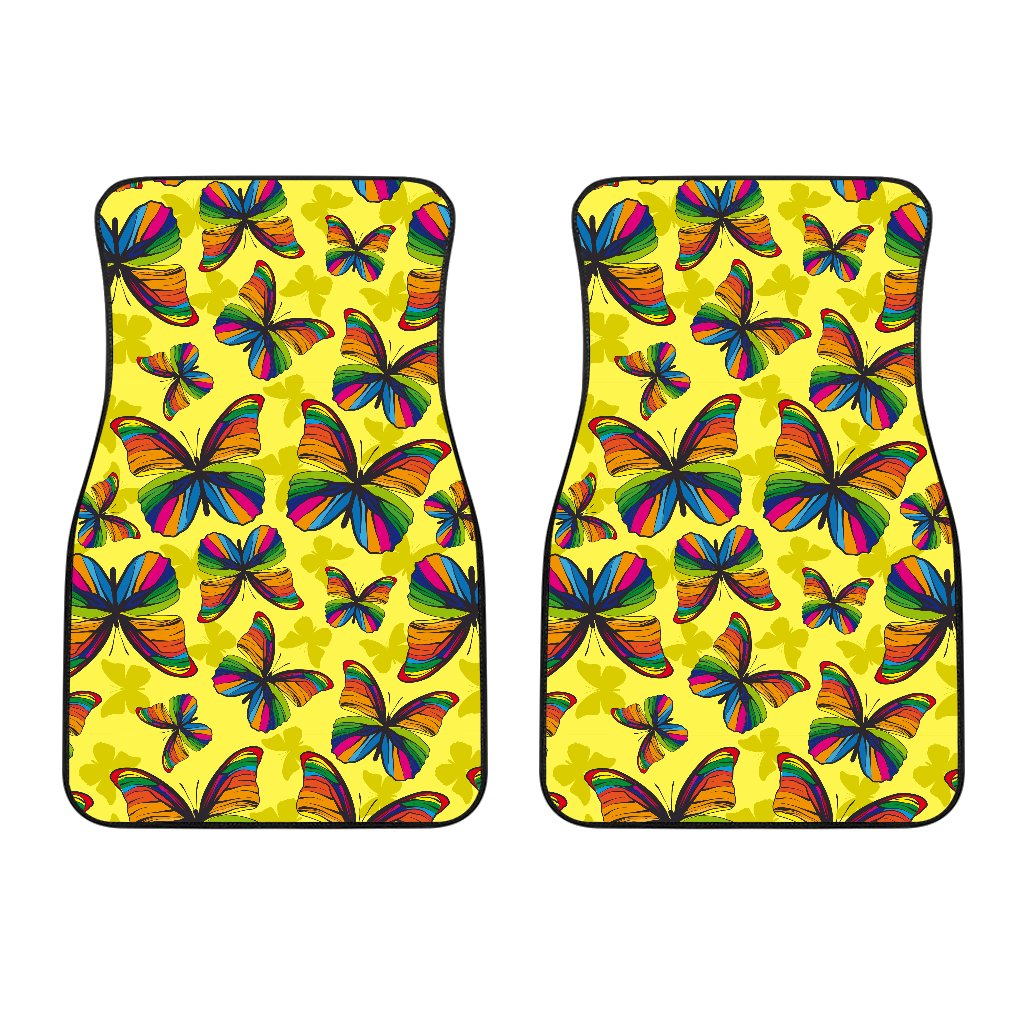 Butterfly Rainbow Car Floor Mats