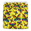 Butterfly Rainbow Duvet Cover Bedding Set