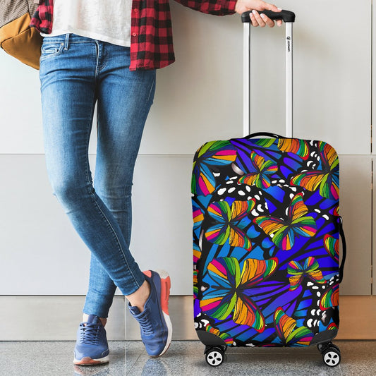 Butterfly Rainbow Luggage Cover Protector