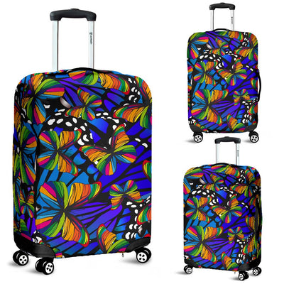 Butterfly Rainbow Luggage Cover Protector