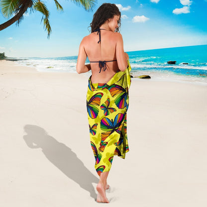 Butterfly Rainbow Beach Sarong Pareo Wrap