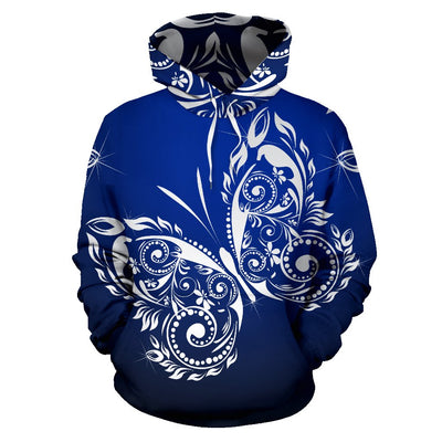 Butterfly Tribal All Over Print Hoodie