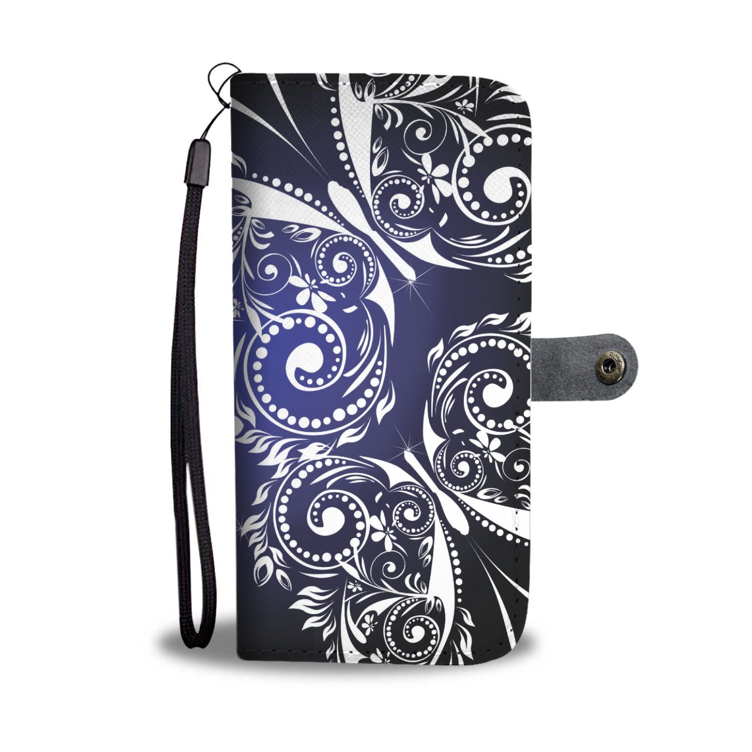 Butterfly Tribal Wallet Phone Case