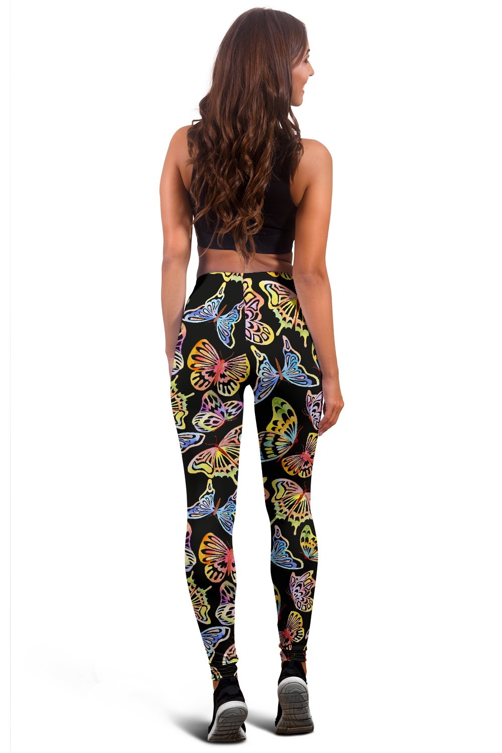 Butterfly Water Color Rainbow Women Leggings