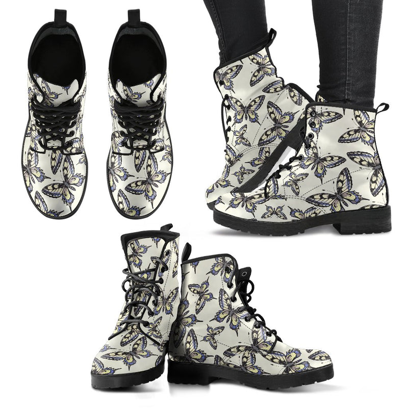 Butterfly Women & Men Leather Boots