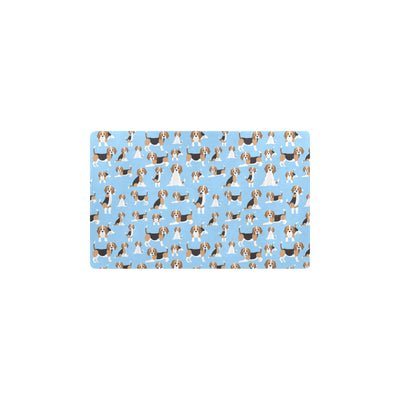 Beagle Pattern Print Design 03 Kitchen Mat