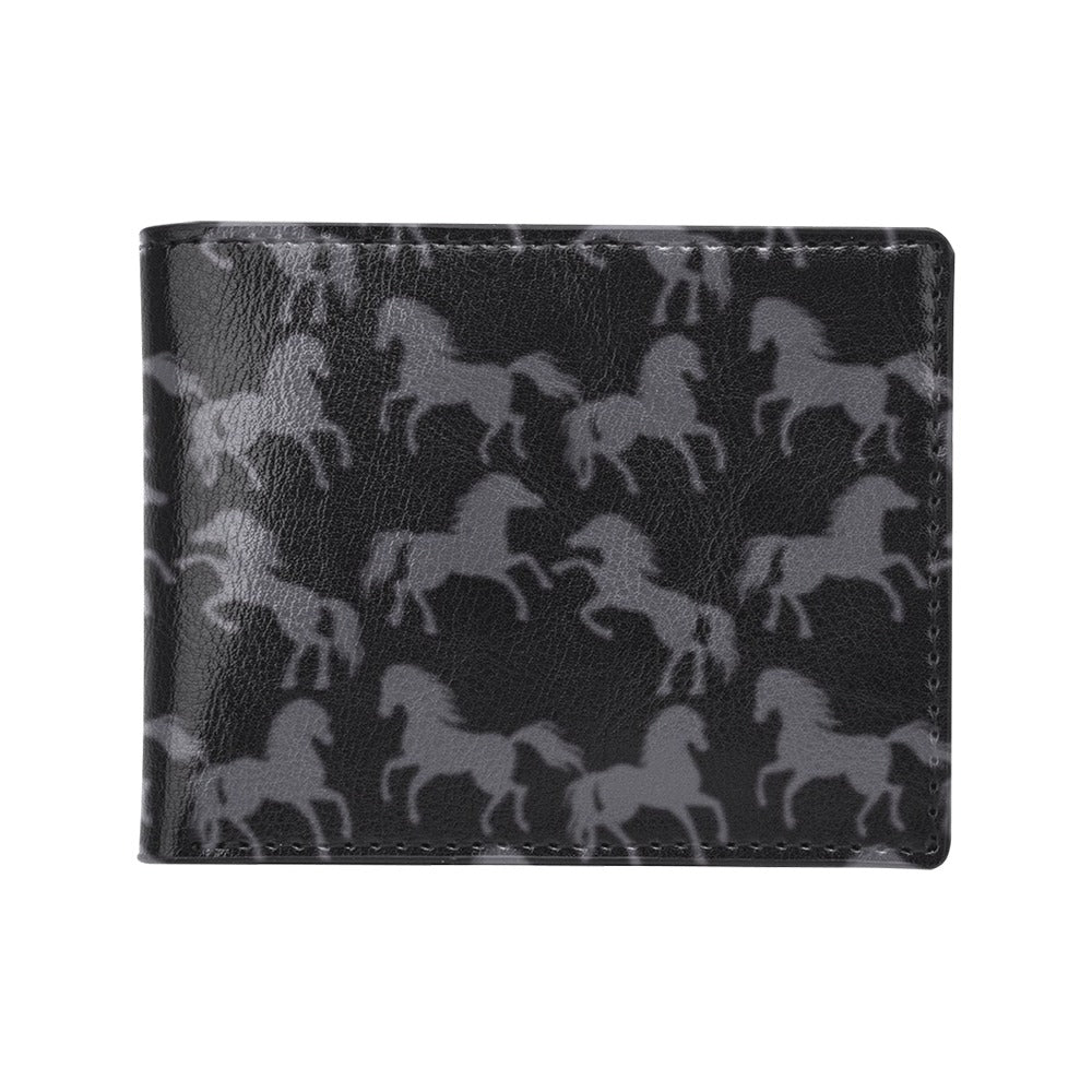 Horse Print Design LKS305 Men's ID Card Wallet