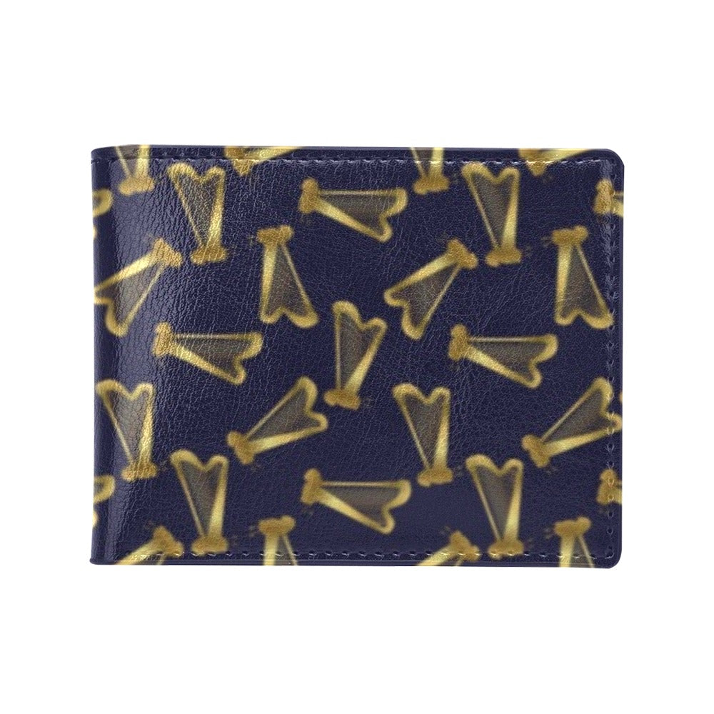 Harp Print Design LKS401 Men's ID Card Wallet