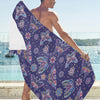 Butterfly Print Design LKS303 Beach Towel 32" x 71"