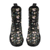 Hummingbird Flower Themed Print Women's Boots