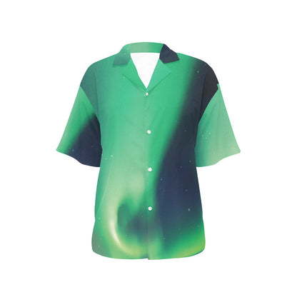 Aurora Borealis Pattern Print Design 04 Women's Hawaiian Shirt