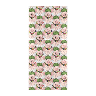 Pig Print Design LKS403 Beach Towel 32" x 71"