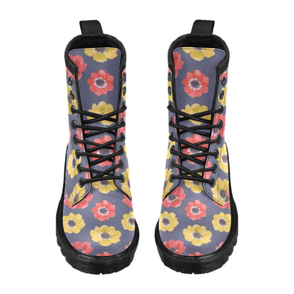 Anemone Pattern Print Design AM010 Women's Boots