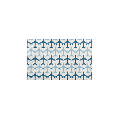 Airplane Pattern Print Design 04 Kitchen Mat