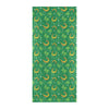 Shamrock With Horse Shoes Print Design LKS305 Beach Towel 32" x 71"