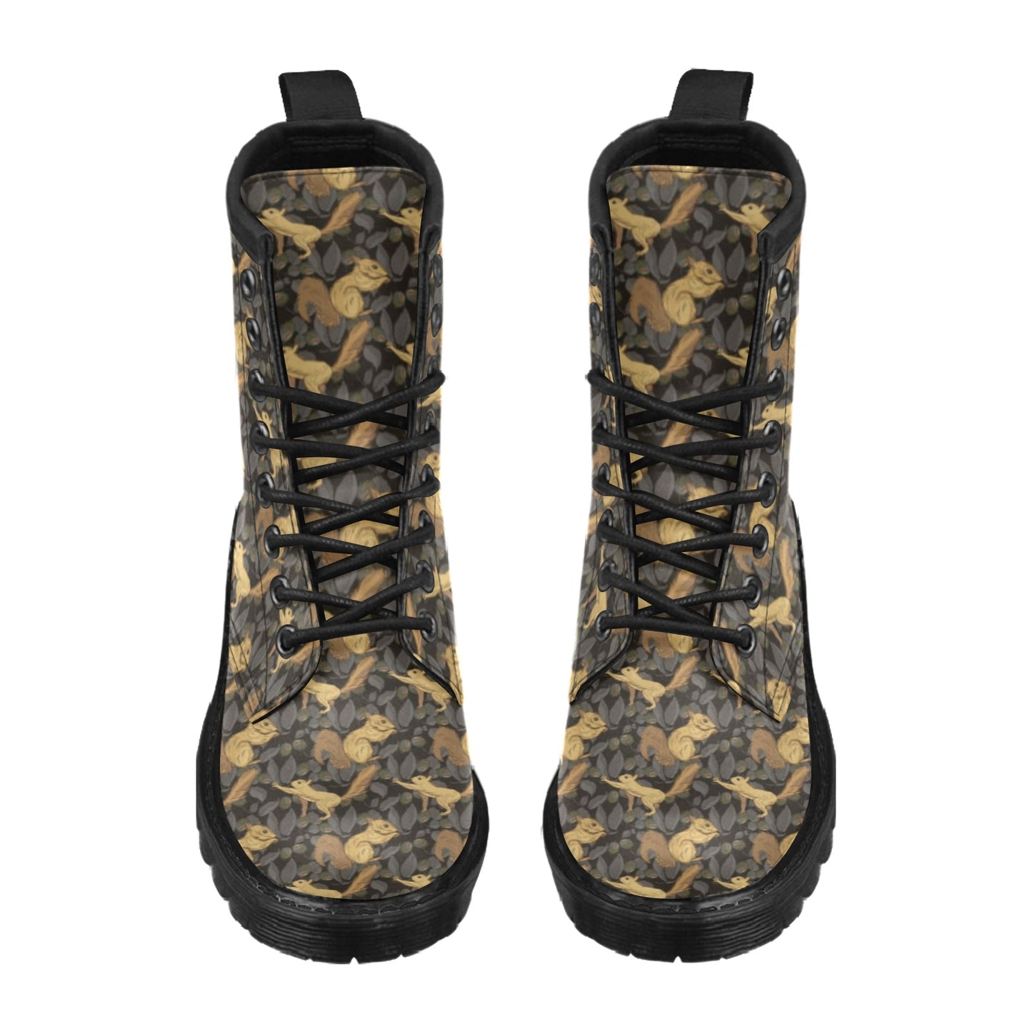 Squirrel Print Design LKS309 Women's Boots