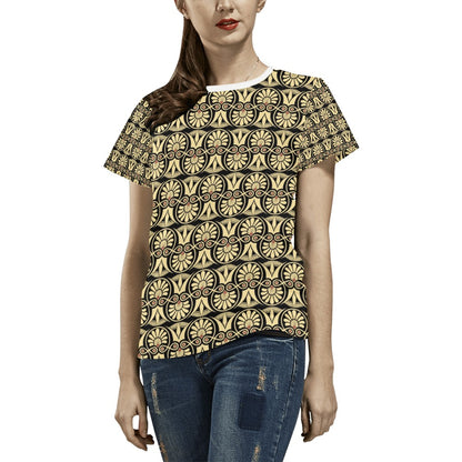 Ancient Greek Print Design LKS3014 Women's  T-shirt