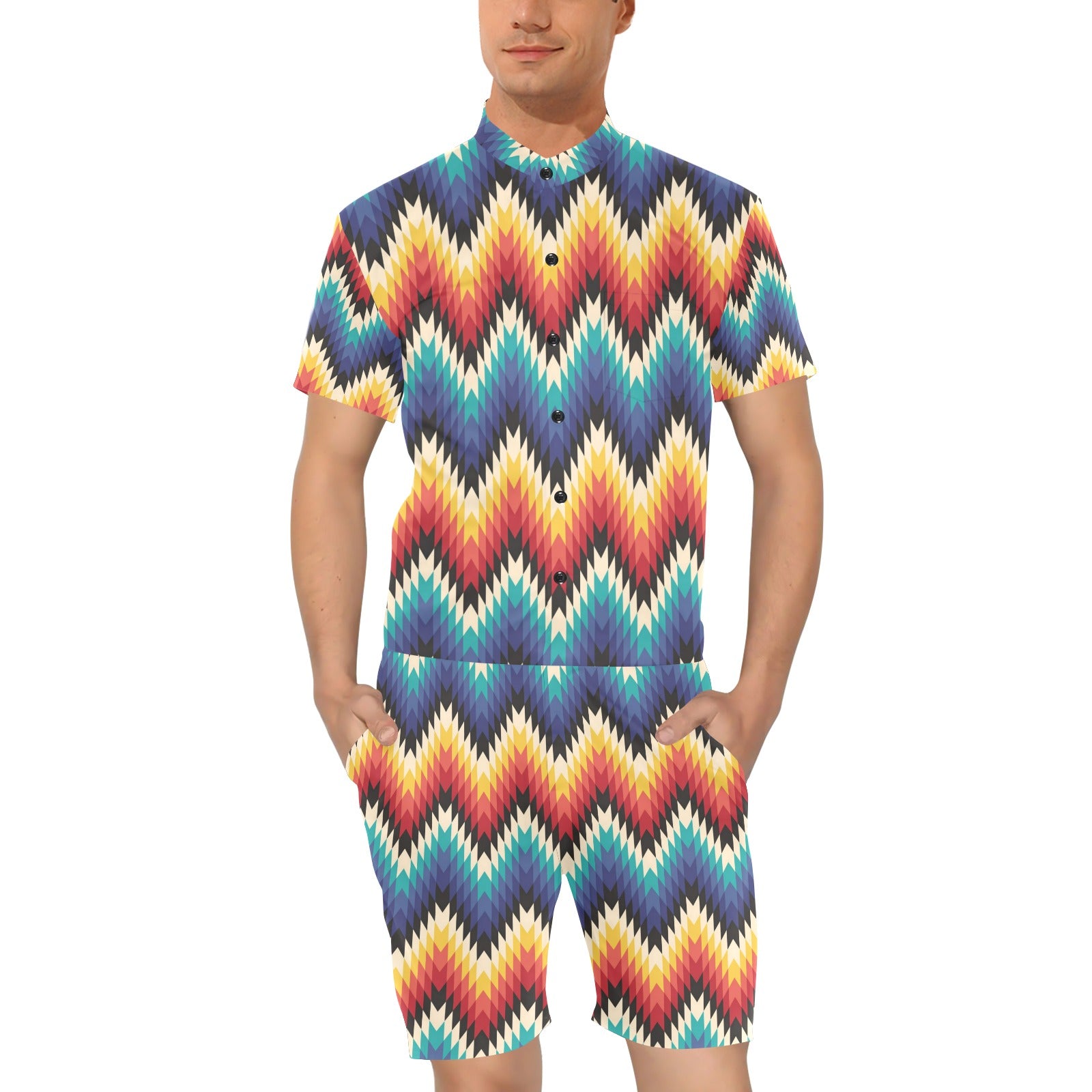 Tribal Aztec Men's Romper