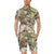 Camo Realistic Tree Forest Print Men's Romper