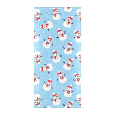 Snowman Print Design LKS305 Beach Towel 32" x 71"
