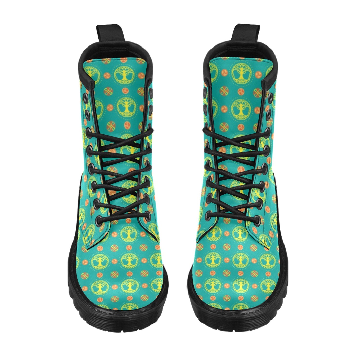 Celtic Tree of Life Print Pattern Women's Boots