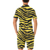 zebra Gold Men's Romper