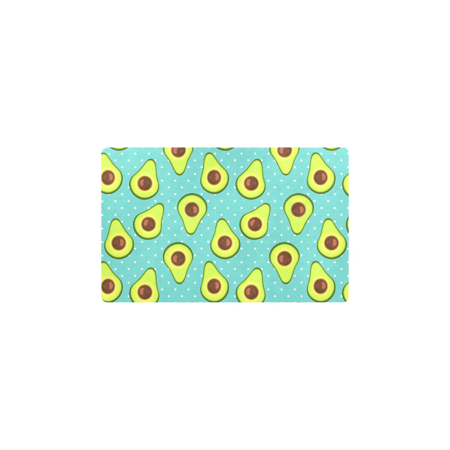 Avocado Pattern Print Design AC012 Kitchen Mat