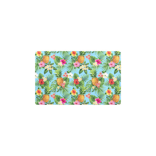 Pineapple Hawaiian flower Tropical Kitchen Mat