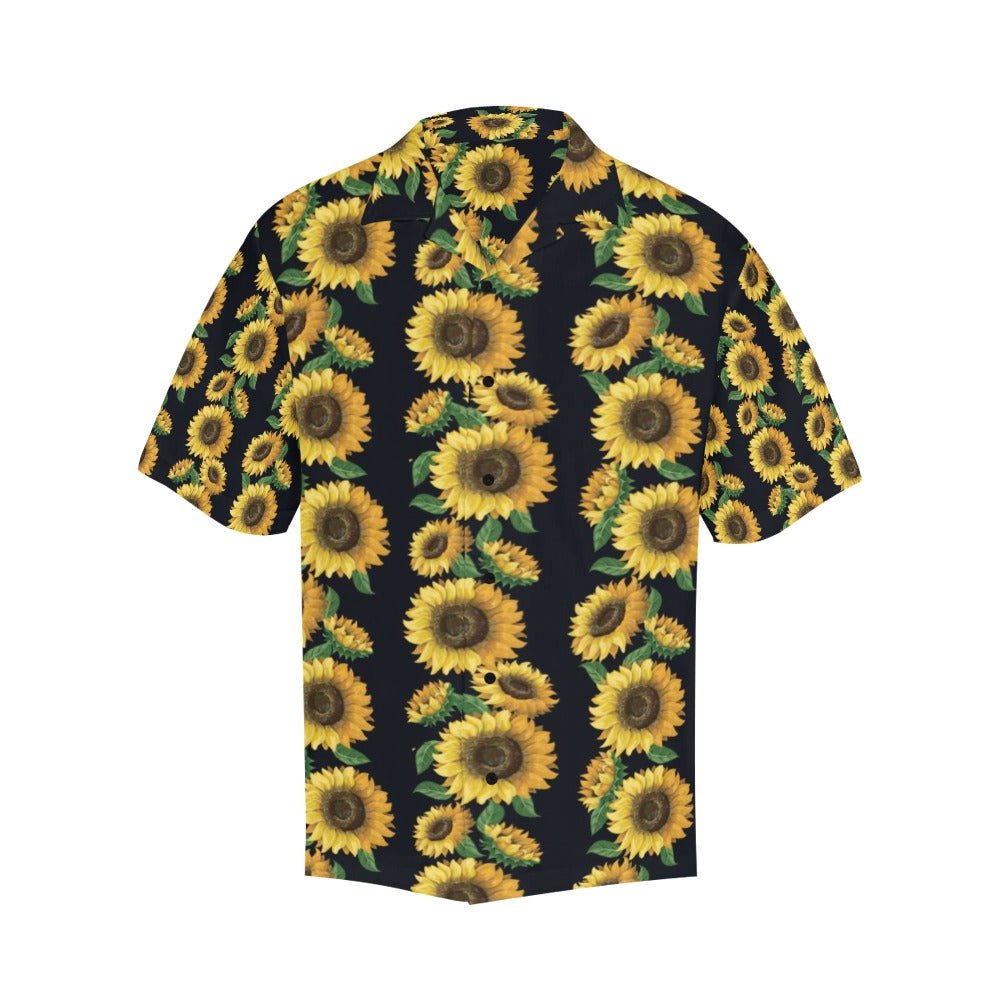 Sunflower Print Design LKS306 Men's Hawaiian Shirt