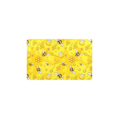 Bee Pattern Print Design BEE01 Kitchen Mat