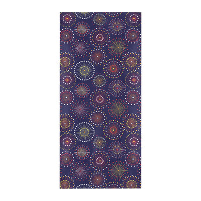 Firework Flower Style Print Design LKS302 Beach Towel 32" x 71"