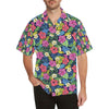 Hibiscus Print Design LKS3010 Men's Hawaiian Shirt