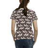 Horse Print Design LKS304 Women's  T-shirt