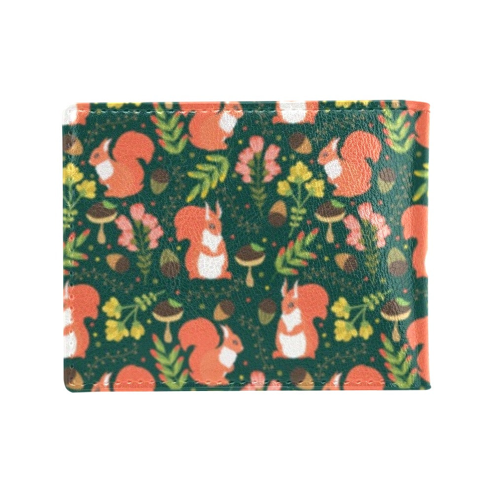 Squirrel Print Design LKS302 Men's ID Card Wallet