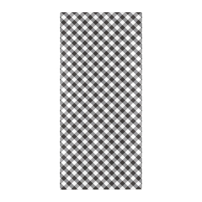 Gingham Print Design LKS402 Beach Towel 32" x 71"