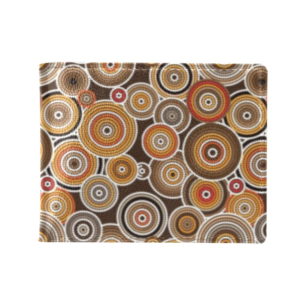 Aboriginal Print Design LKS402 Men's ID Card Wallet