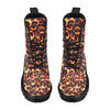 Flame Fire Themed Print Women's Boots