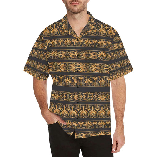 Ancient Greek Print Design LKS303 Men's Hawaiian Shirt